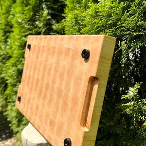 Handmade End Grain Maple Cutting Board: Polivenco Atelier, Knife-Friendly image 6