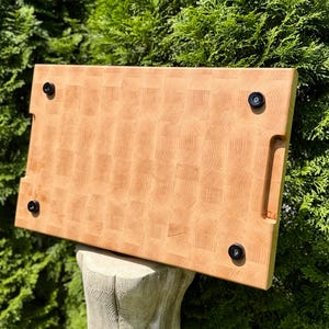 Handmade End Grain Maple Cutting Board: Polivenco Atelier, Knife-Friendly image 5