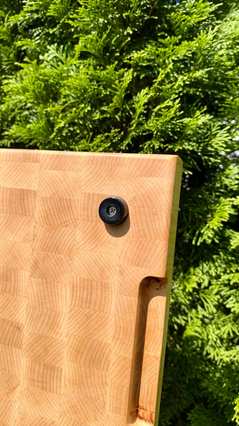 Handmade End Grain Maple Cutting Board: Polivenco Atelier, Knife-Friendly image 3