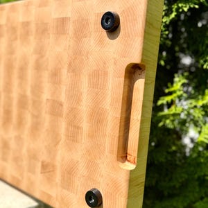 Handmade End Grain Maple Cutting Board: Polivenco Atelier, Knife-Friendly image 4
