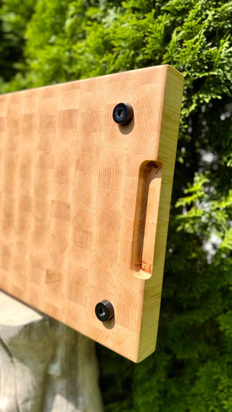 Handmade End Grain Maple Cutting Board: Polivenco Atelier, Knife-Friendly image 4