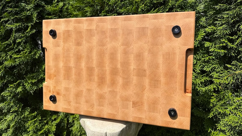 Handmade End Grain Maple Cutting Board: Polivenco Atelier, Knife-Friendly image 10