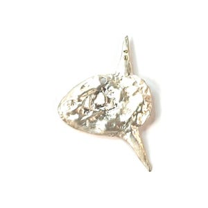 Mondfisch Ohrring – Silber