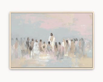 Jesus Teaching the People, Christian Wall Art