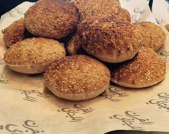 Authentic Lebanese MINI Kaak Asarouniye (20 pieces) – Traditional Sesame Bread Bites
