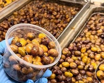 Lebanese Premium Green Olives 500g | Authentic Mediterranean Olives | Gourmet Table Olives |  Made in Lebanon