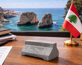 Handcrafted Beirut Mini Concrete Block (4 x 7 cm) - Beirut Modern Souvenir