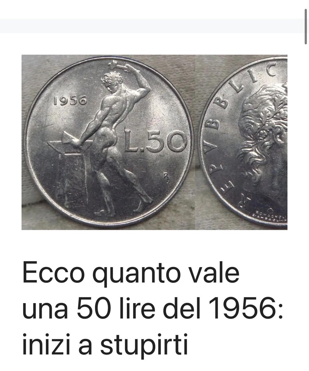 Moneta Rara Moneta Rara 50 Lire Del 1956 Rara Tenuta Bene - Etsy