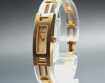 Vintage GUCCI 3900L Gold-tone Watch – Swiss Quartz – Retro