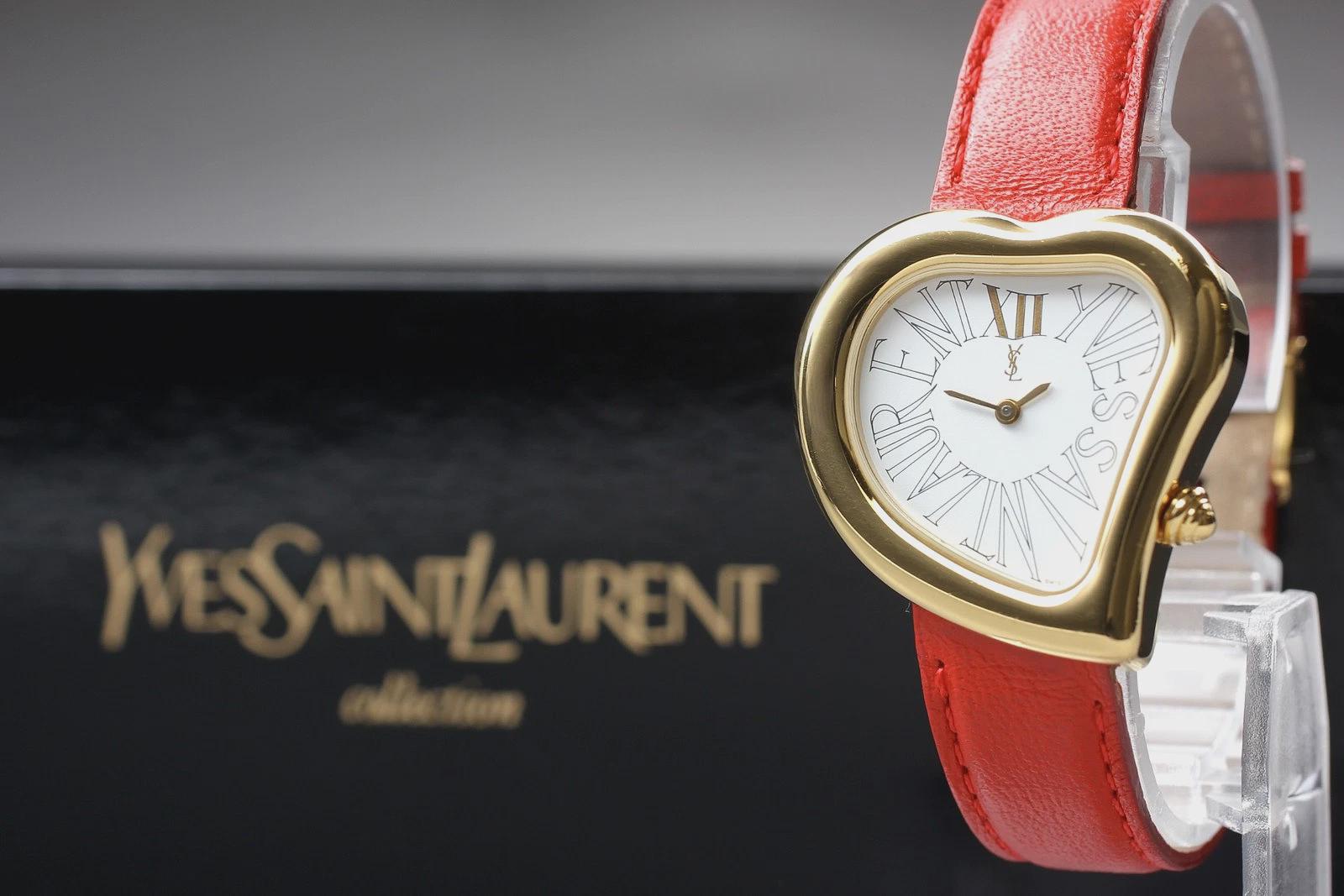 Vintage Ysl Heart Watch - Etsy