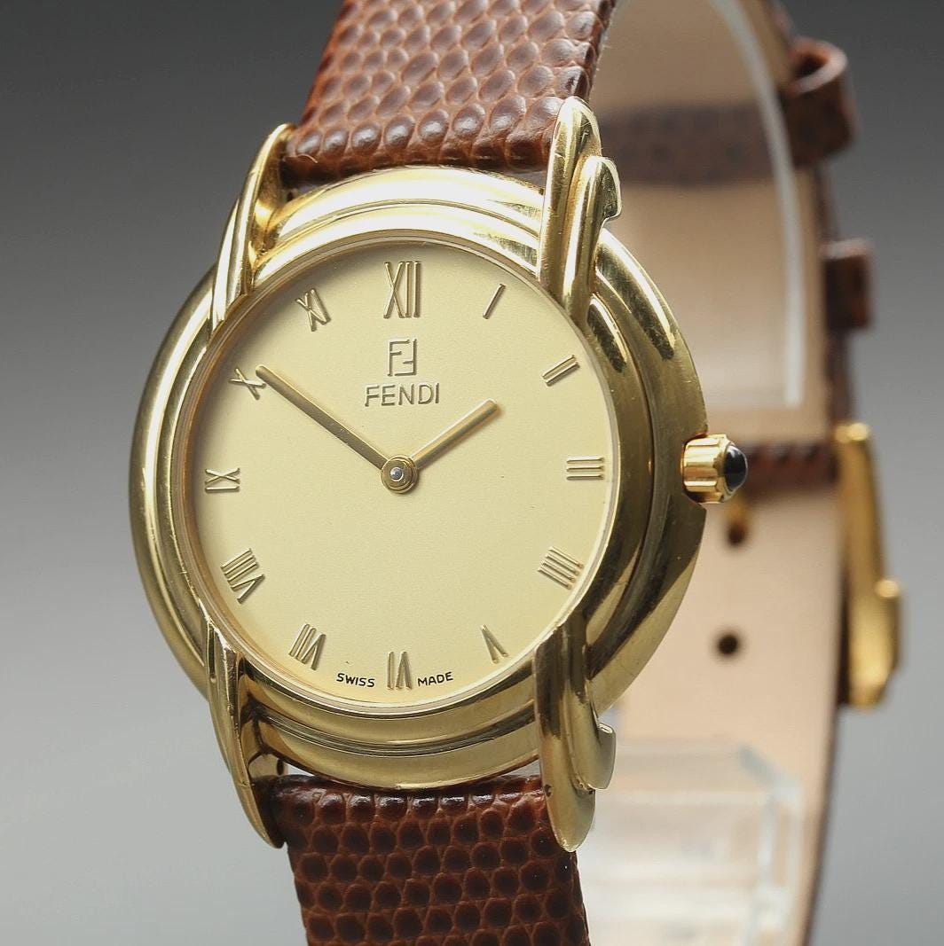 Fendi Gold Watches - Etsy