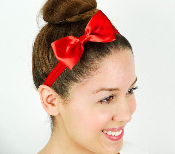 Snow White Headband Snow White Bow Snow White Hair Bow Girls Etsy