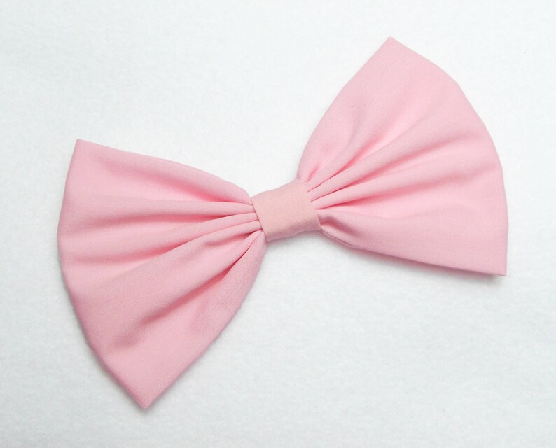 Light Pink hair bow clip baby pink hair bow baby pink hair Etsy