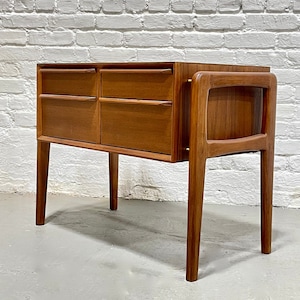 Mid Century Modern styled HANDMADE Teak CABINET / entryway table