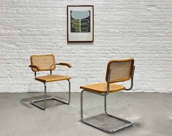 Pair of Marcel Breuer CESCA styled Mid Century Modern DINING CHAIRS