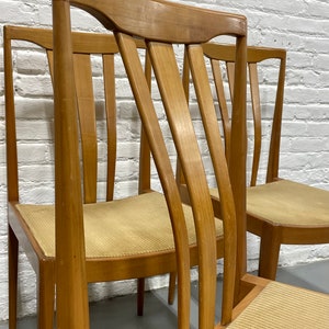 Mid Century Modern MAPLE Sculpted DINING CHAIRS, Set of 6 image 7