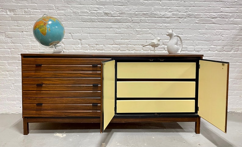 Mid Century Modern Long DRESSER / CREDENZA by American of Martinsville, c. 1960's image 6