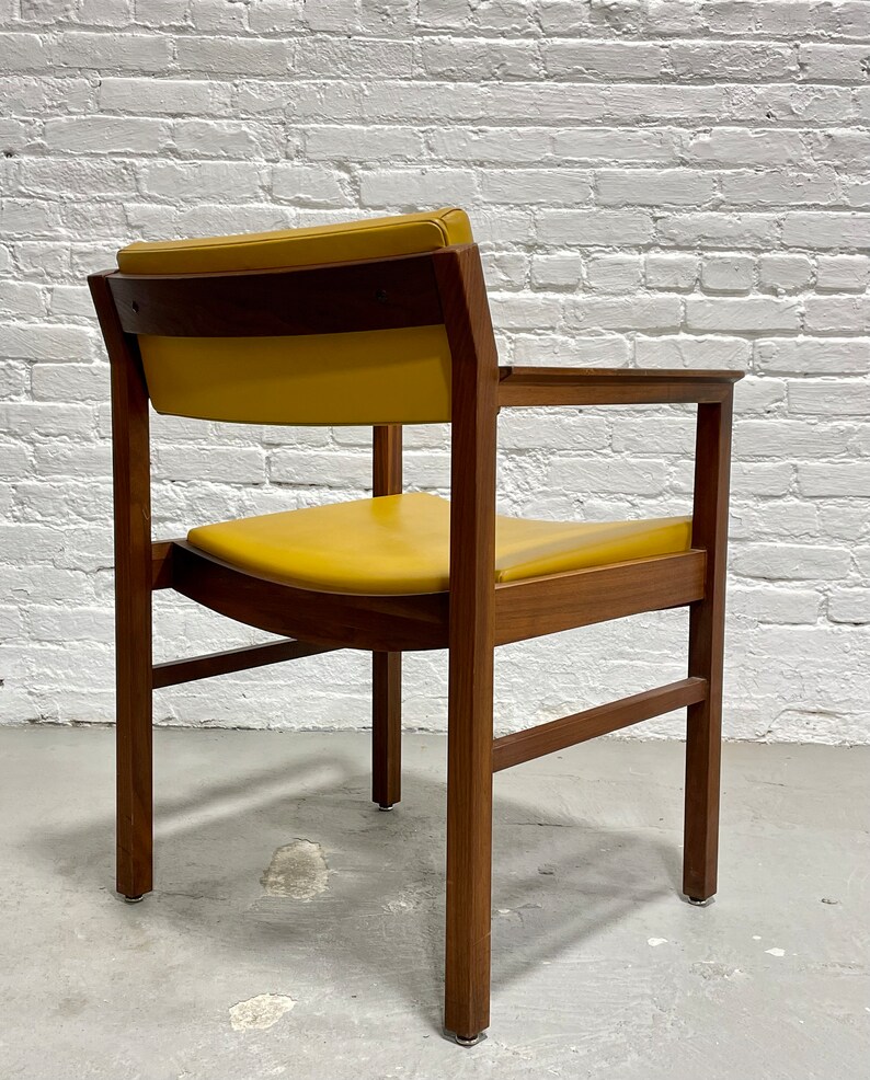 Solid WALNUT Mid Century Modern ARMCHAIR by Ebena LaSalle Inc. of Montreal, c. 1960s image 3