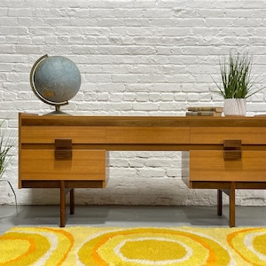 Teak Mid Century Modern VANITY / DESK, 1960&#39;s