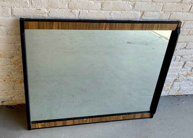 LARGE Vintage Mid Century MODERN MIRROR by Kent Coffey's Teakway Line image 2