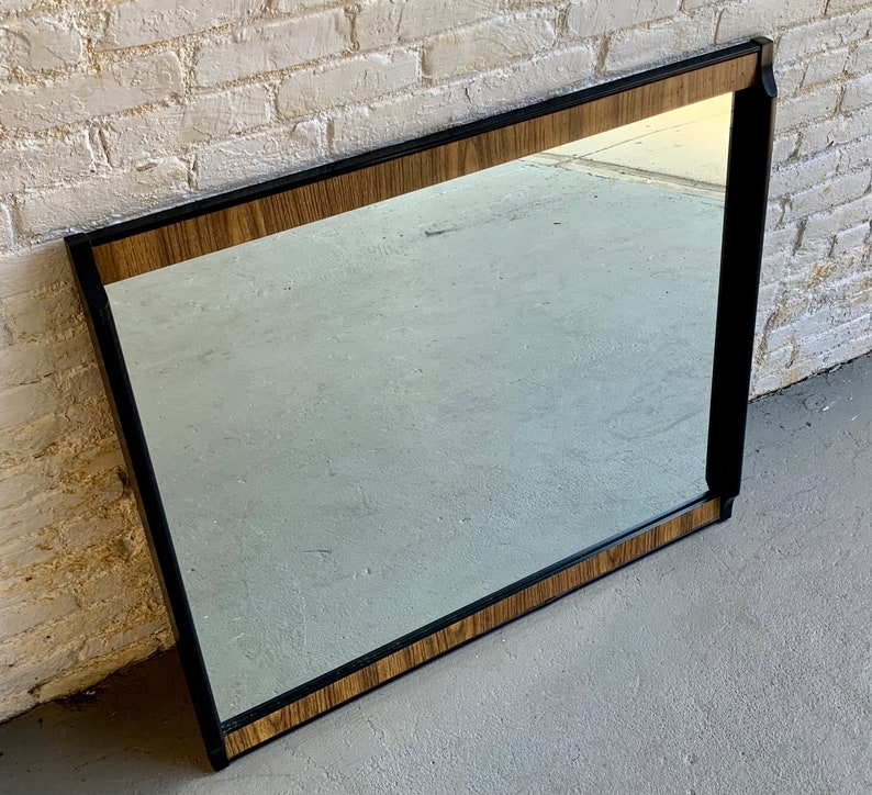 LARGE Vintage Mid Century MODERN MIRROR by Kent Coffey's Teakway Line image 3