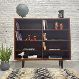 Large DANISH Mid Century Modern ROSEWOOD BOOKCASE, c. 1960&#39;s