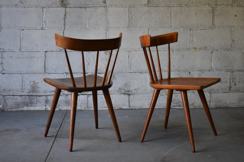 Paul Mccobb Mid Century Modern Spindle Side Chair Planner Group
