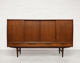 Large DANISH Mid Century MODERN Credenza | Teak SIDEBOARD by E.W. Bach, c. 1960's