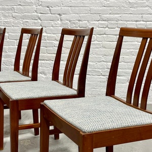 Mid Century MODERN DINING CHAIRS, Made in Denmark, Set of 4