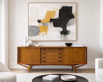 JAW DROPPING Mid Century Modern styled Teak Credenza | Scandinavian Handmade Media Stand