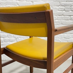 Solid WALNUT Mid Century Modern ARMCHAIR by Ebena LaSalle Inc. of Montreal, c. 1960s image 6