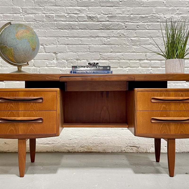 Mid Century Desk - Etsy