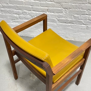 Solid WALNUT Mid Century Modern ARMCHAIR by Ebena LaSalle Inc. of Montreal, c. 1960s image 8