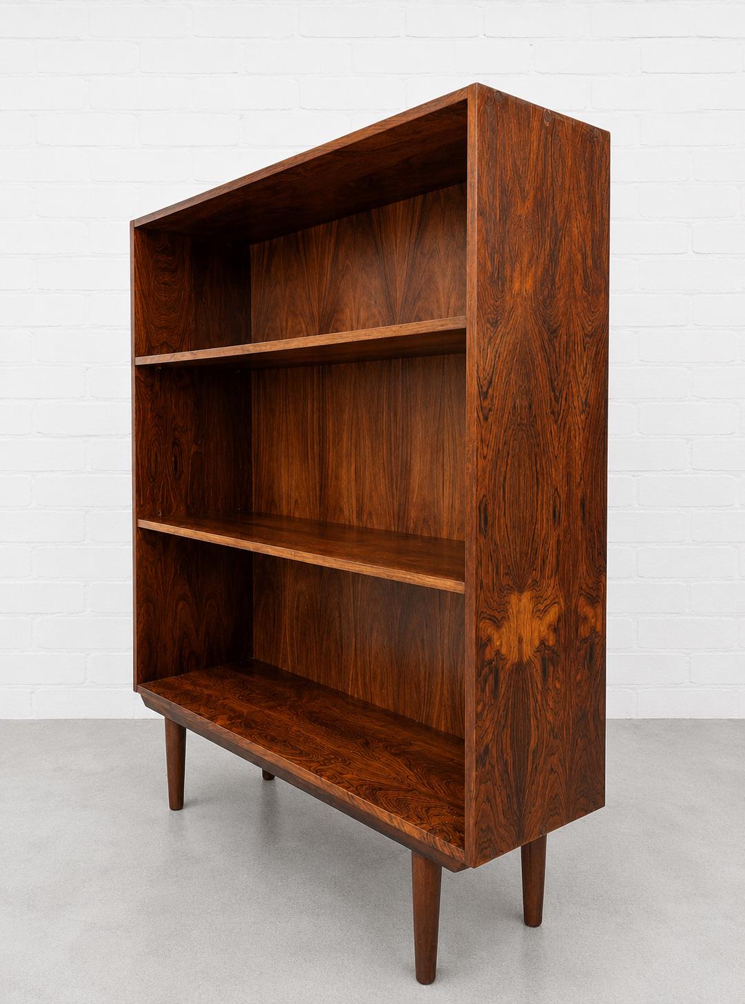 Mid Century Modern DANISH ROSEWOOD BOOKCASE, C. 1960's - Etsy