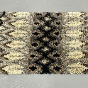 Mid Century Modern Scandinavian RYA RUG / Carpet