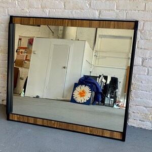 LARGE Vintage Mid Century MODERN MIRROR by Kent Coffey's Teakway Line image 4