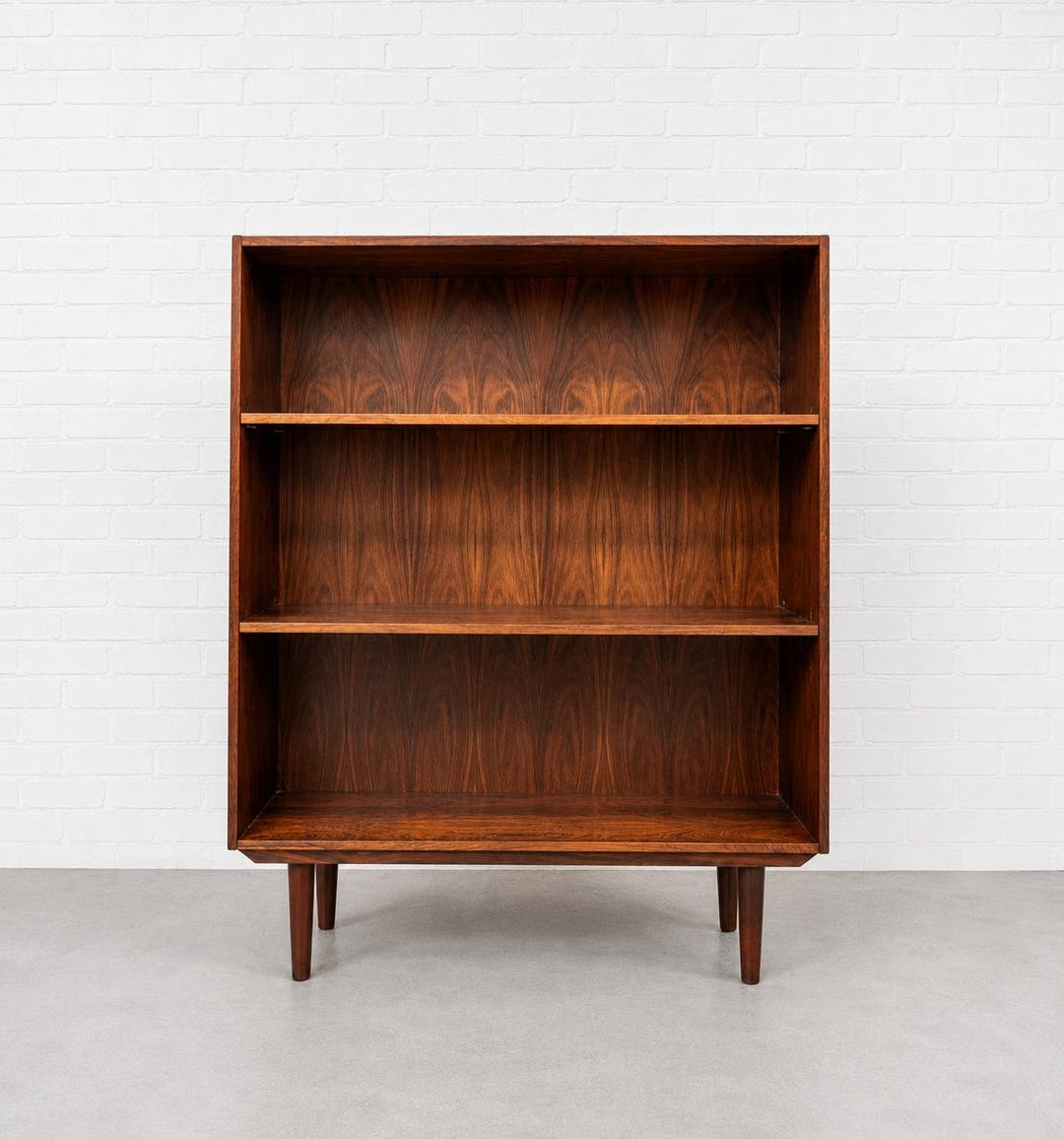 Mid Century Modern DANISH ROSEWOOD BOOKCASE, C. 1960's - Etsy
