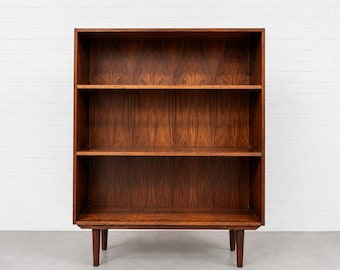 Mid Century Modern DANISH ROSEWOOD BOOKCASE, c. 1960's