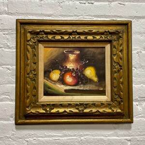 FRAMED Still Life Oil Painting ARTWORK Wall Hanging image 6