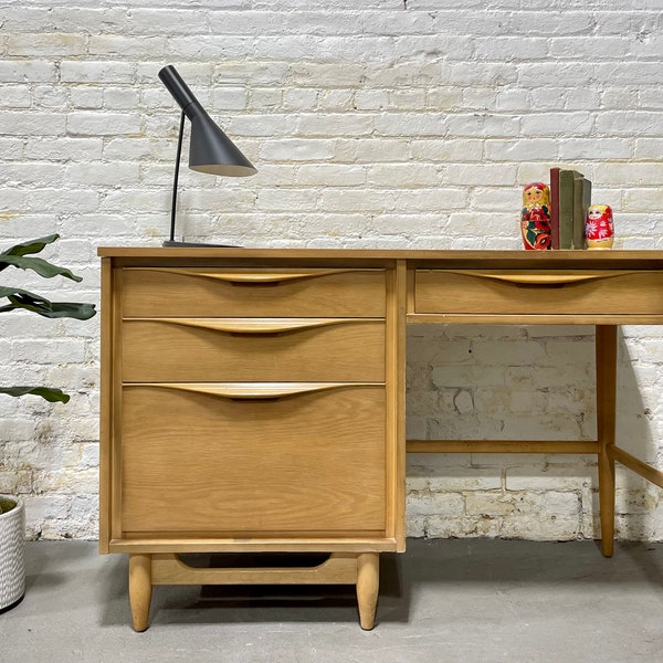 Mid Century Desk Etsy