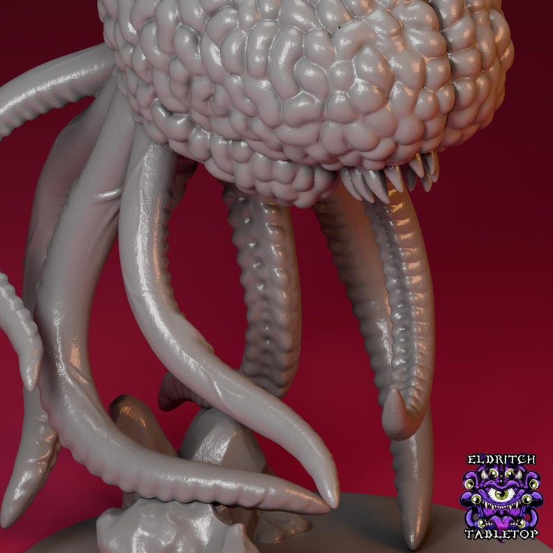 Elder Brain Mini (3 Sizes) - Miniature for D&D, Dungeons and Dragons ...