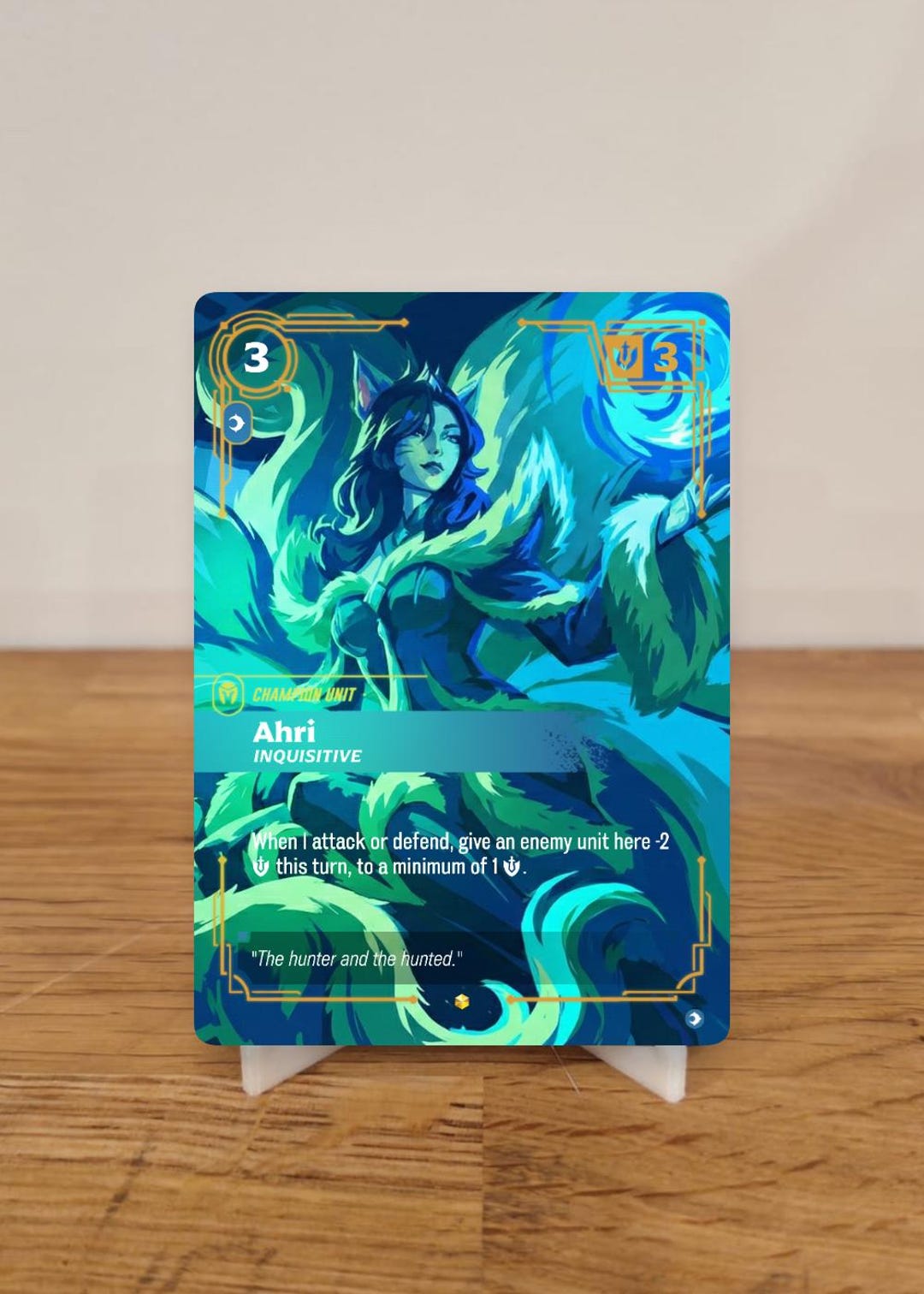 Ahri Inquisitive - SFD Design - Riftbound - Custom Champion - Etsy