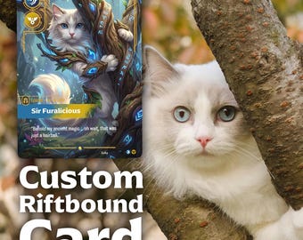 Carta Rift personalizada: Proxy TCG personalizado (diseño hecho a mano) en la carta original.