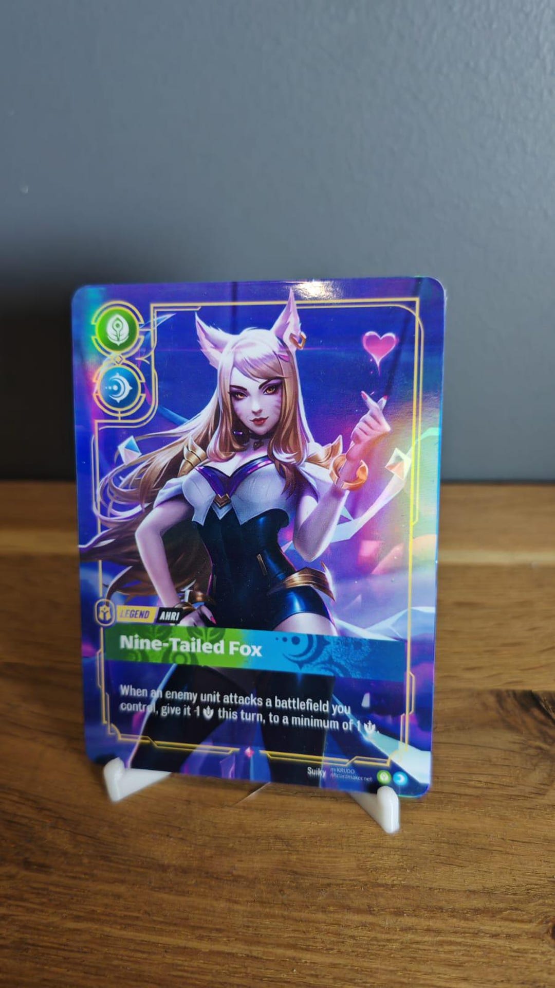 Riftbound - Custom Legend - Ahri KDA - Special Proxy - Etsy Canada