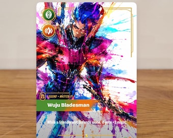 Maestro Yi - Salpicadura de color - Leyenda personalizada