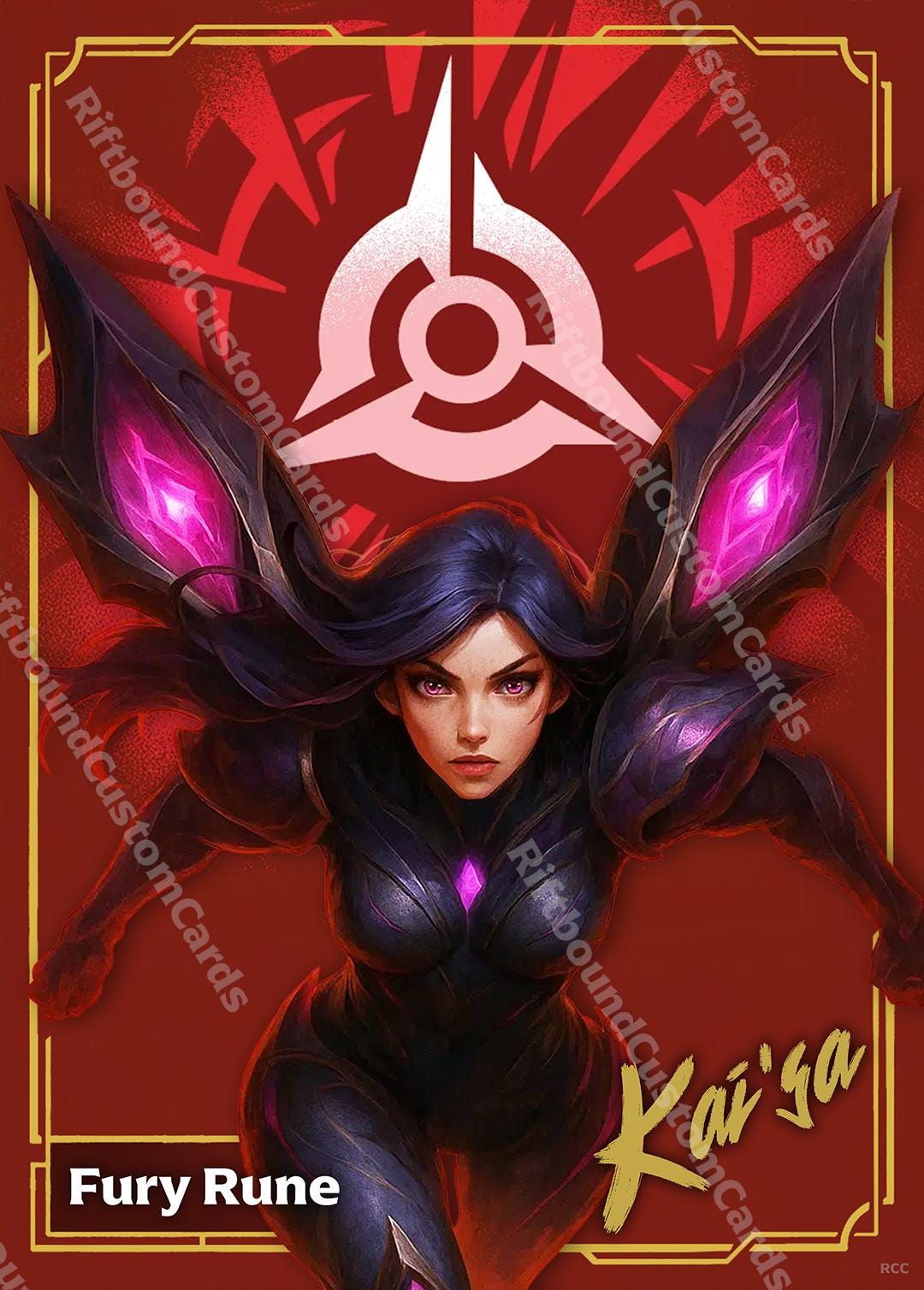 Kaisa Fury Rune Riftbound TCG