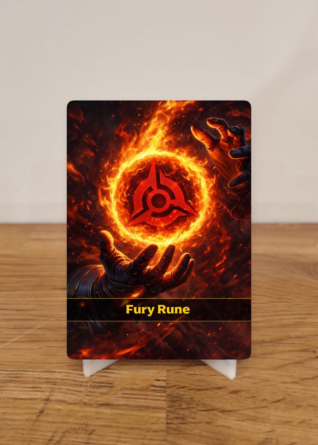 Riftbound - Fury Rune - Proxy - Etsy.de