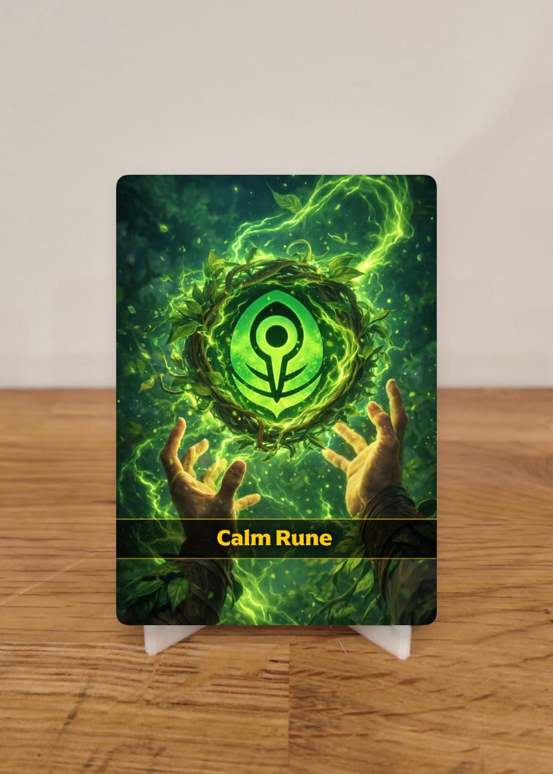 Calm Rune Unleashed Riftbound - Calm Rune - Proxy - Etsy.de