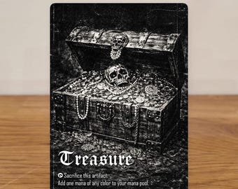 Ficha de tesoro - Magic - MTG - Ficha proxy