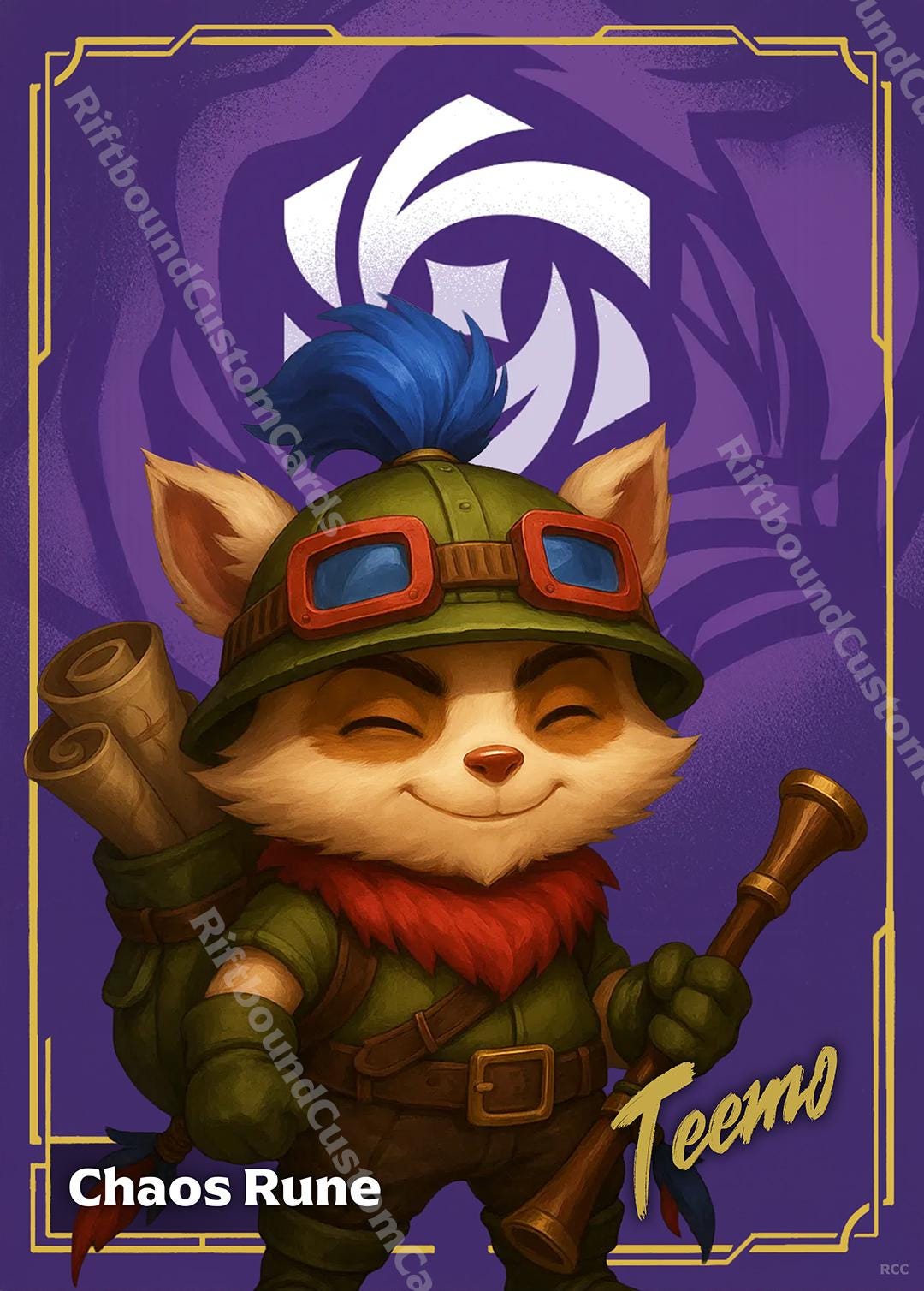 Teemo Chaos Rune Riftbound TCG